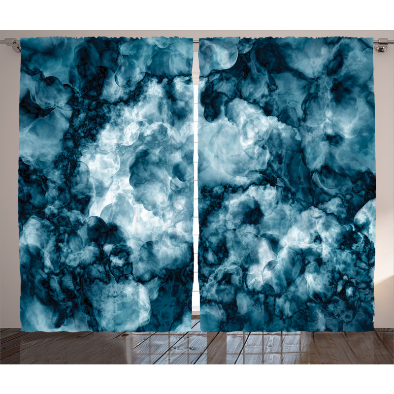 Marble Stone Effect Curtain