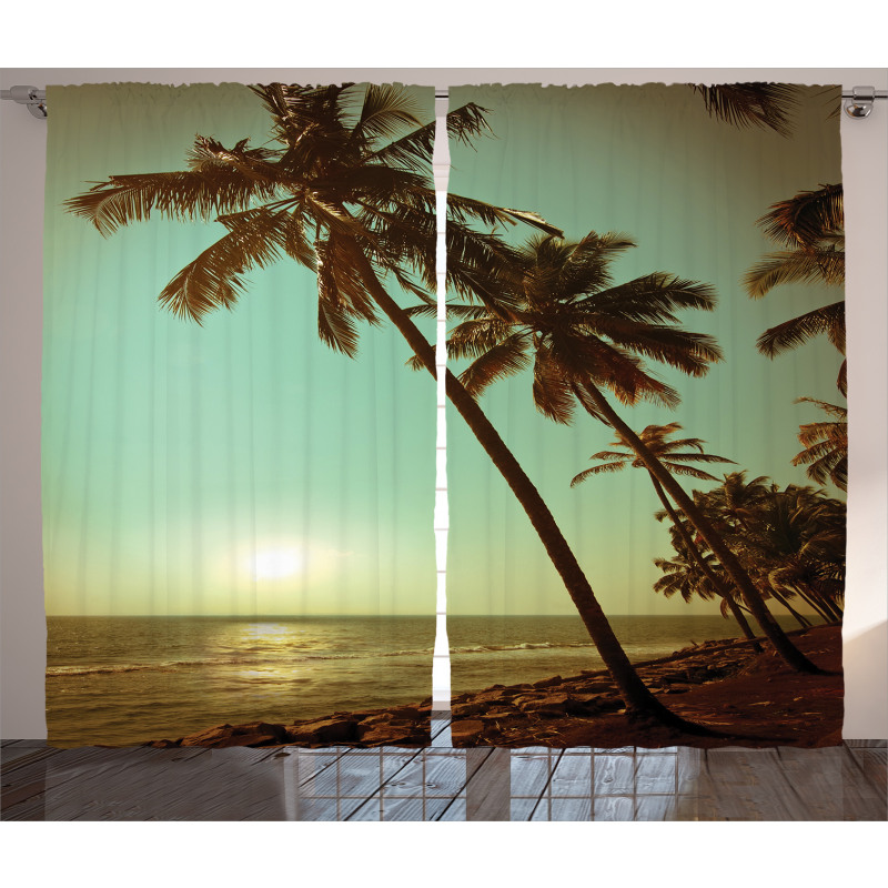 Sunset Pacific Dusk Curtain
