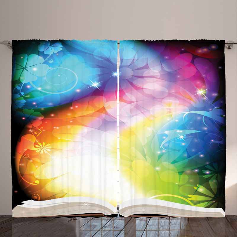 Fairy Tale Book Rainbow Curtain