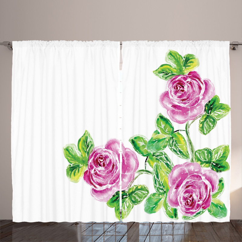 Roses Romance Curtain