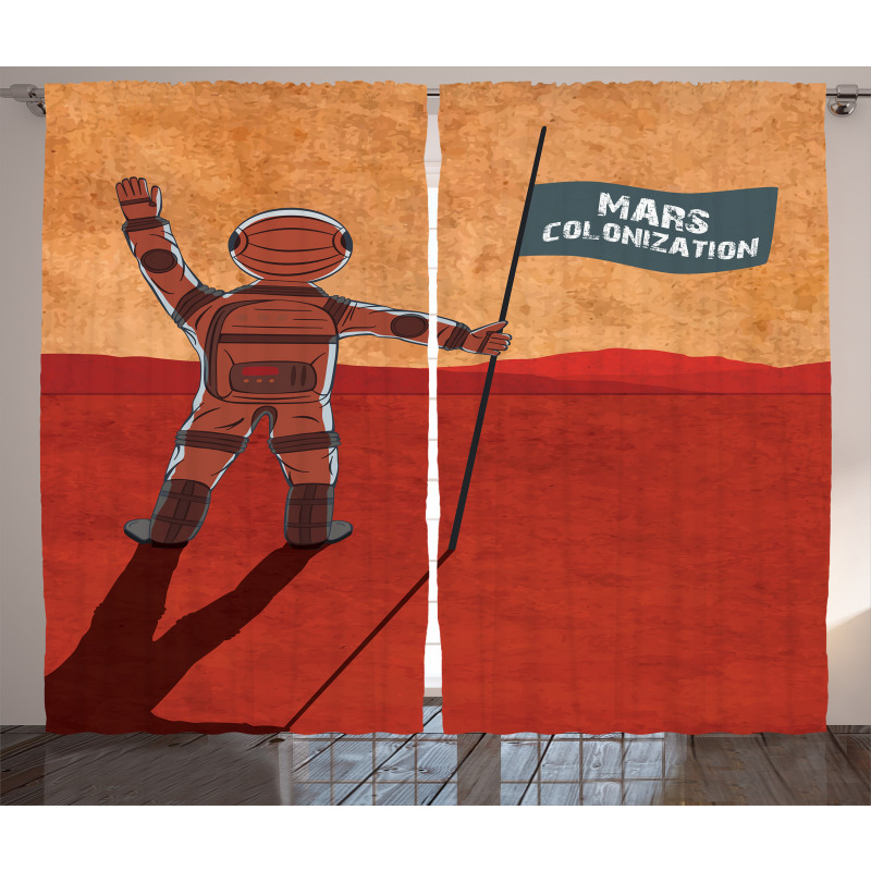 Mars Colonization Space Curtain