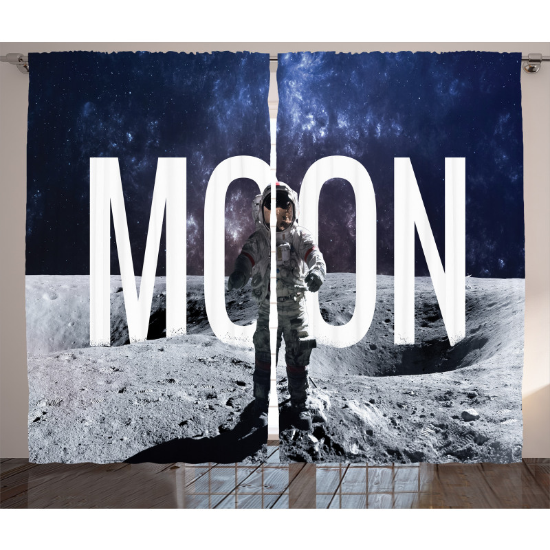 Big Bang in Outer Space Curtain