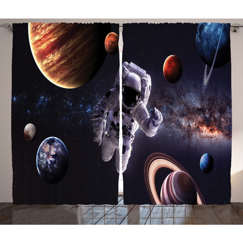Planets Galaxies Curtain
