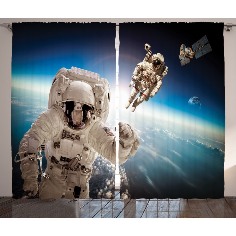 NASA Astronaut Space Curtain