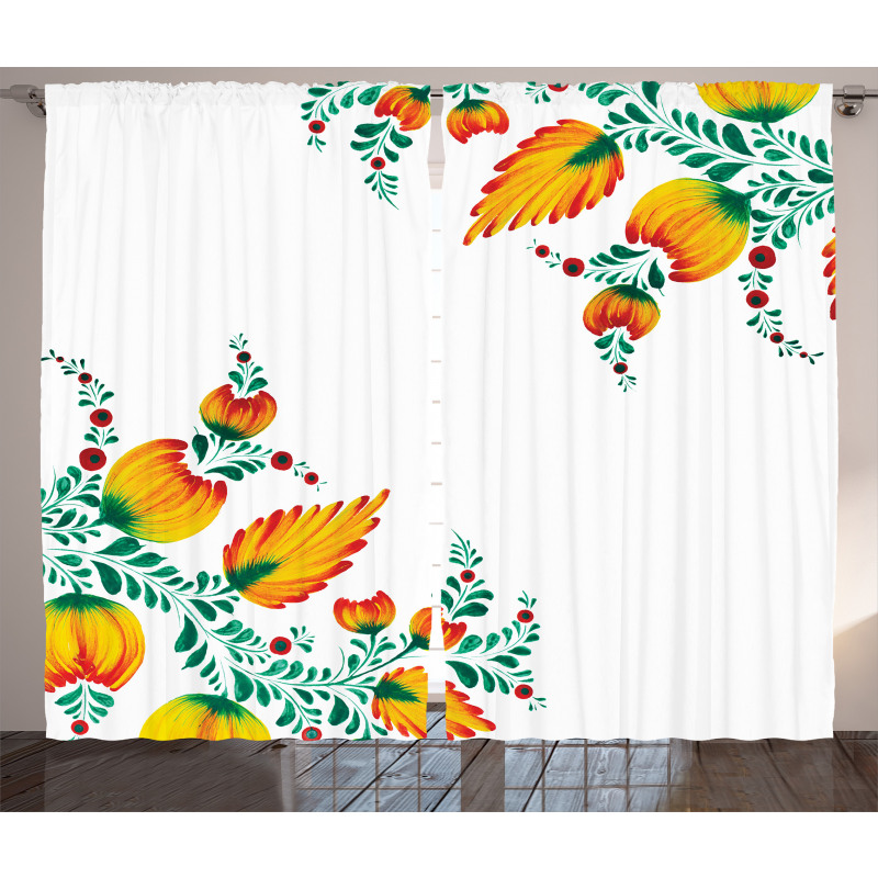 Ornate Japanese Curtain