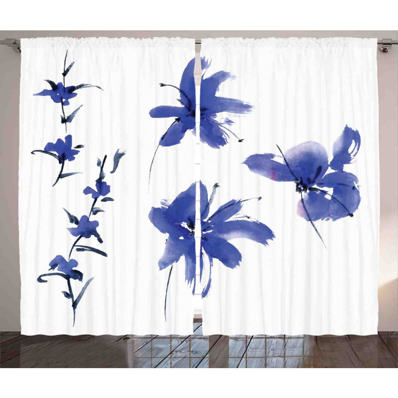 Oriental Art Curtain