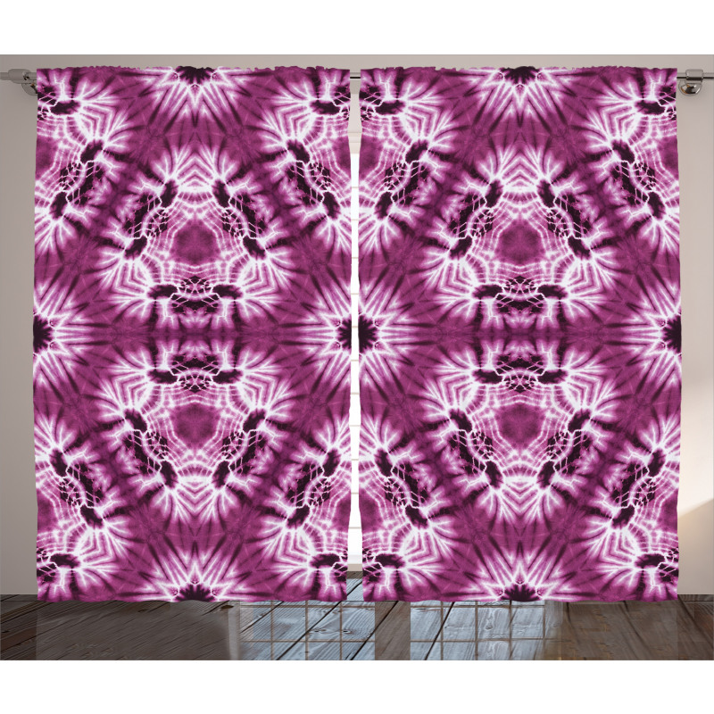 Oriental Violet Curtain