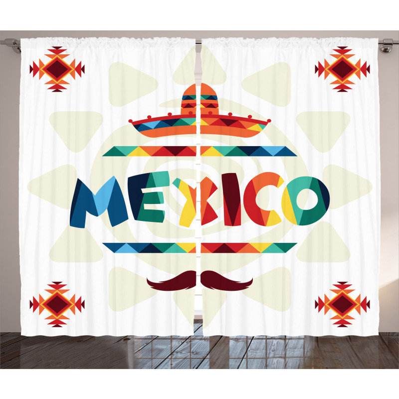 Sombrero Aztec Curtain