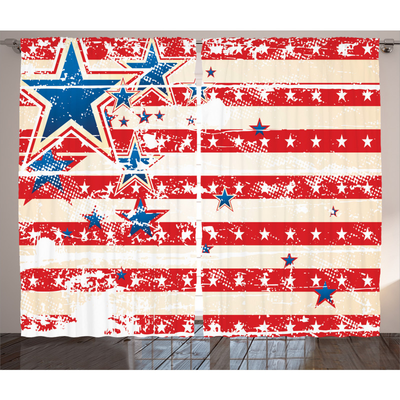 Star and Stripes Curtain
