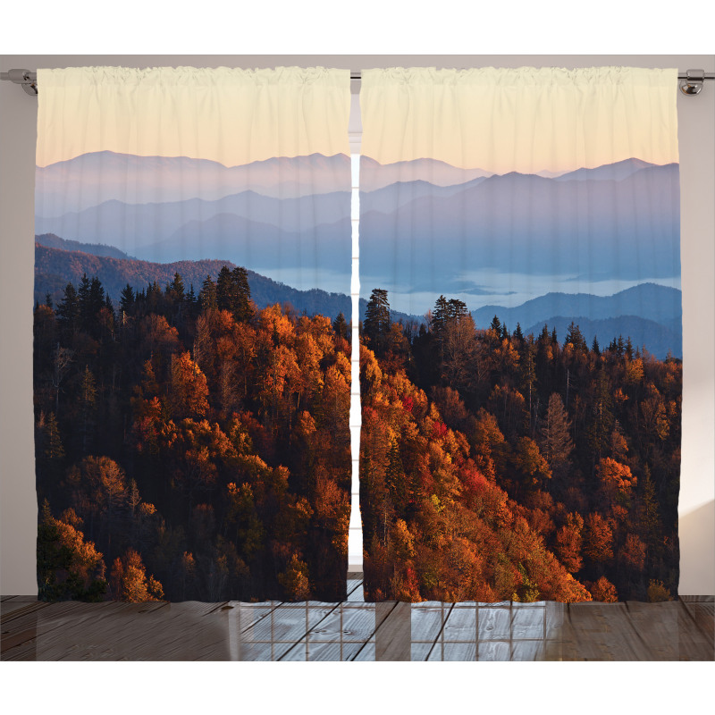 Sunrise Mountains Curtain