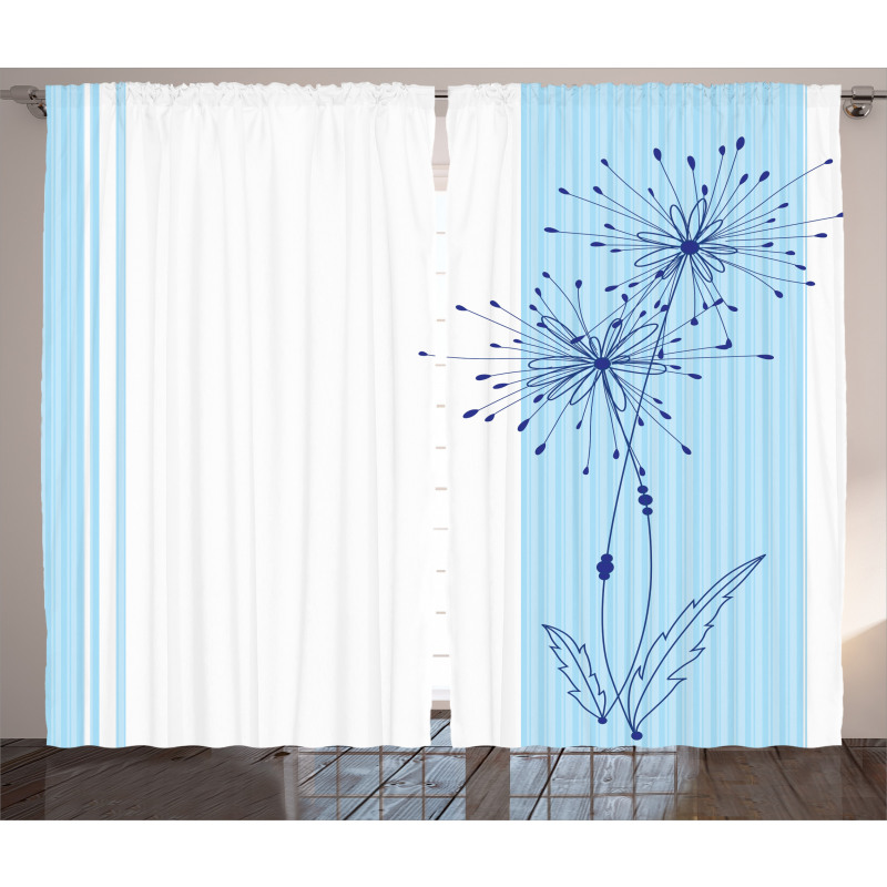 Vertical Long Lines Curtain
