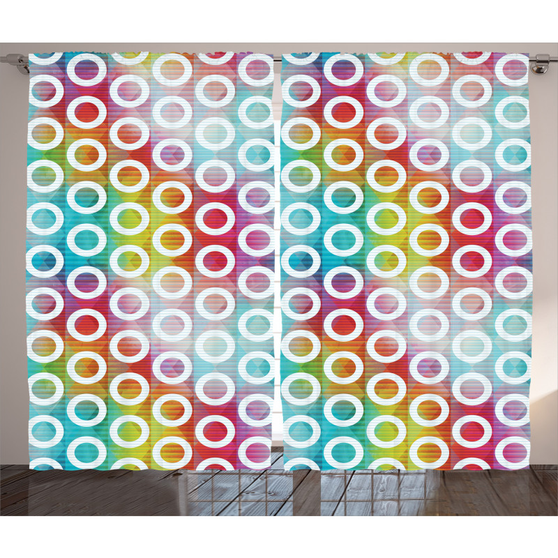 Colorful Stripes Curtain
