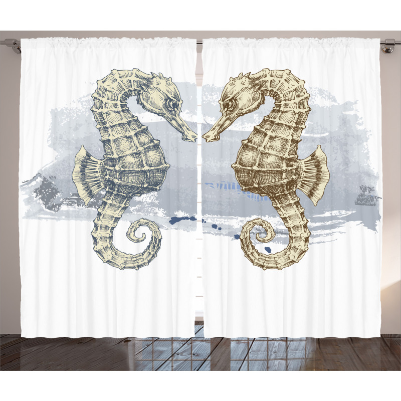 Seahorse Lovers Curtain