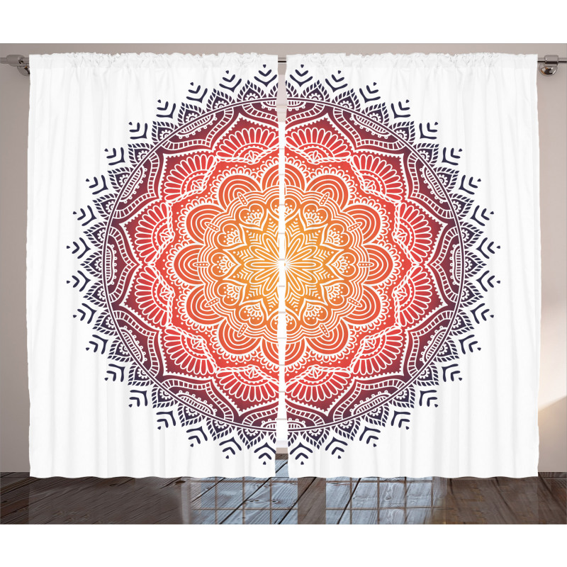 Mandala Orient Heart Curtain
