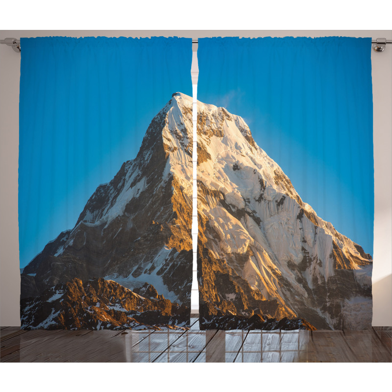 Himalaya Mountains Curtain