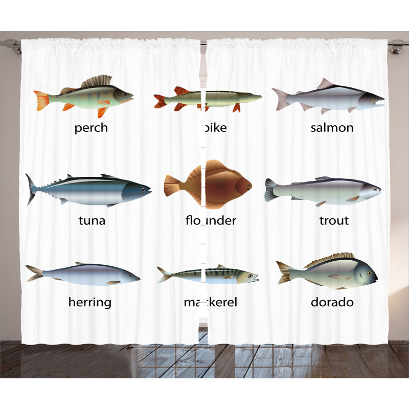 Aquatic Animal Composition Curtain