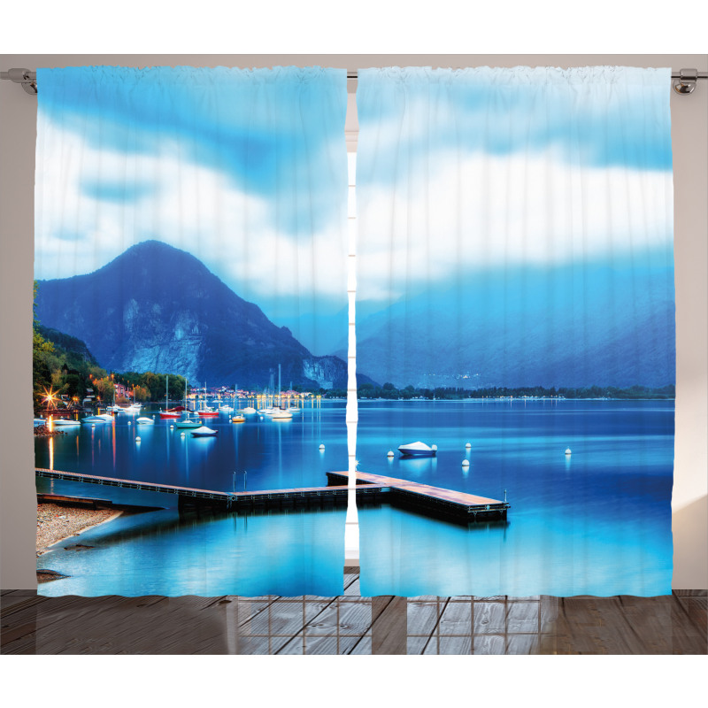 Italian Harbor Village Curtain