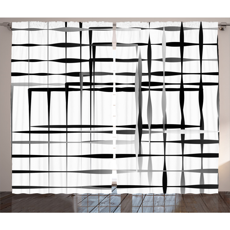 Abstract Art Geometric Curtain