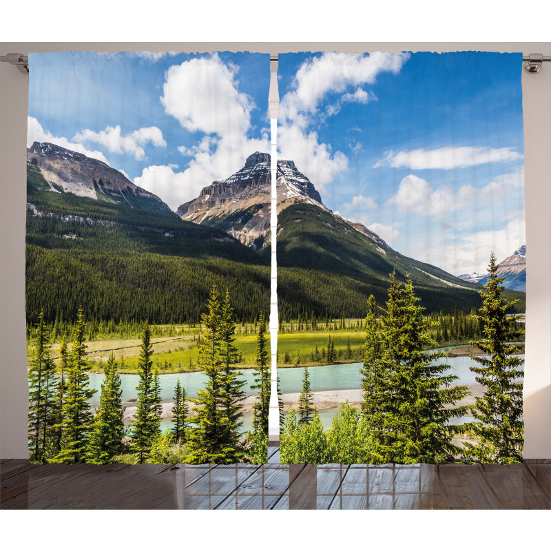 Spring Canadian Day Curtain