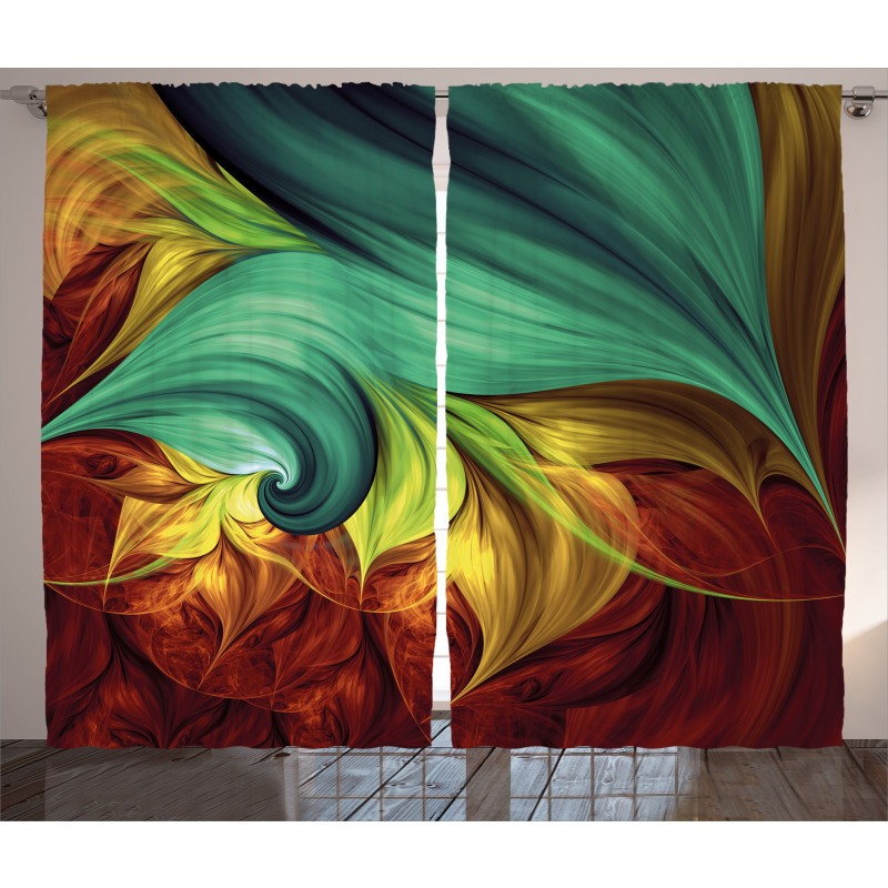 Fluid Colors Curtain