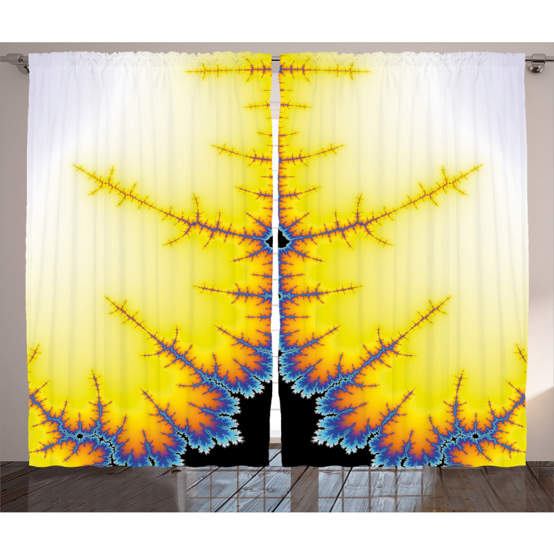 Psychedelic Digital Art Curtain