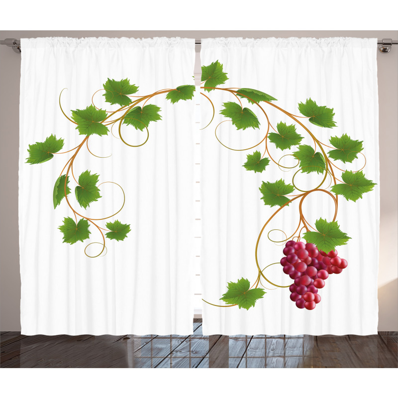 Cluster Ivy Fresh Curtain