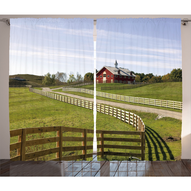 Rural Country House Curtain