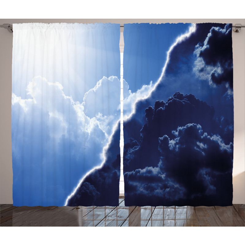 Contrasting Sky View Curtain