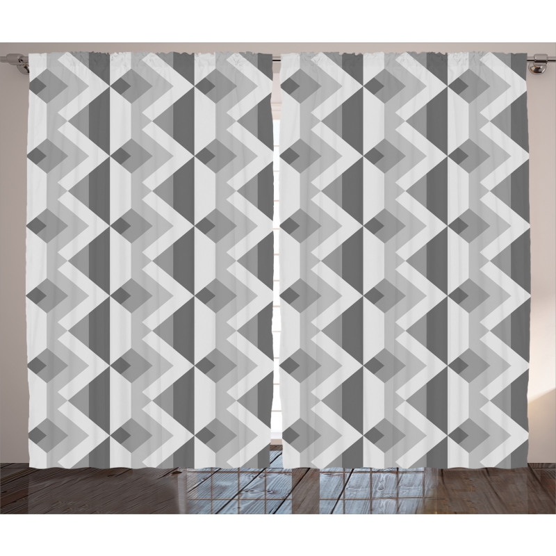 Retro Minimalist Pattern Curtain
