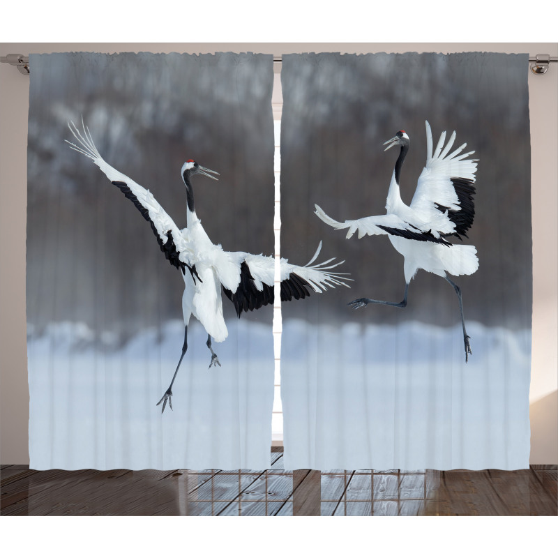 Romantic Bird Wings Curtain