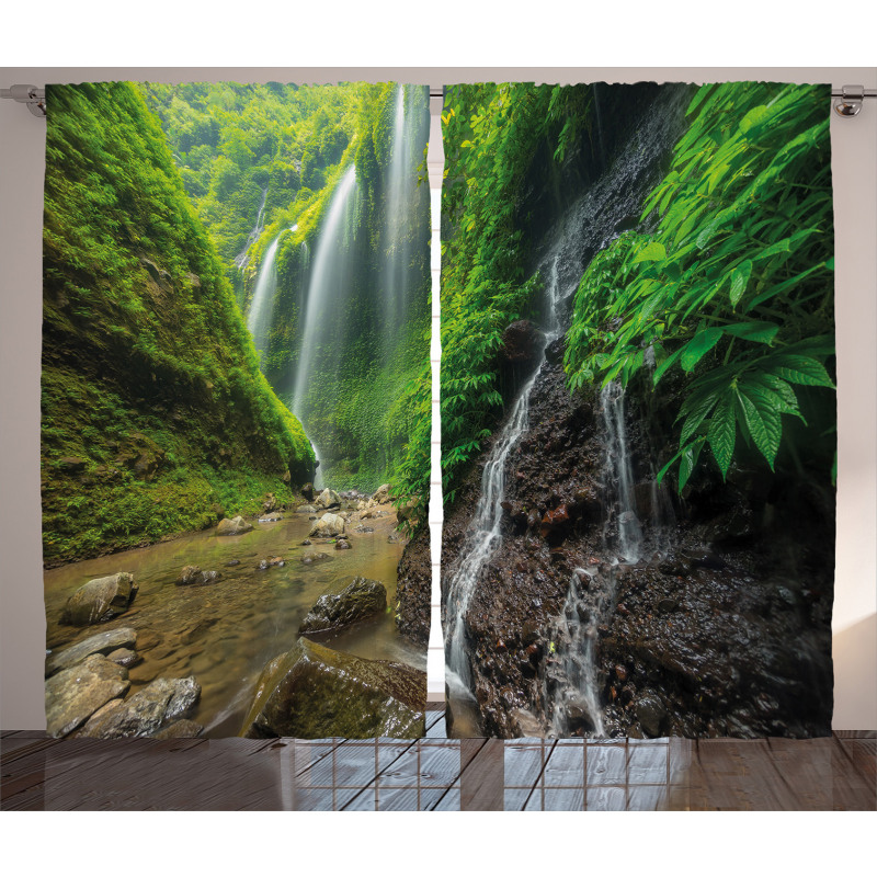 Waterfall Forest Curtain