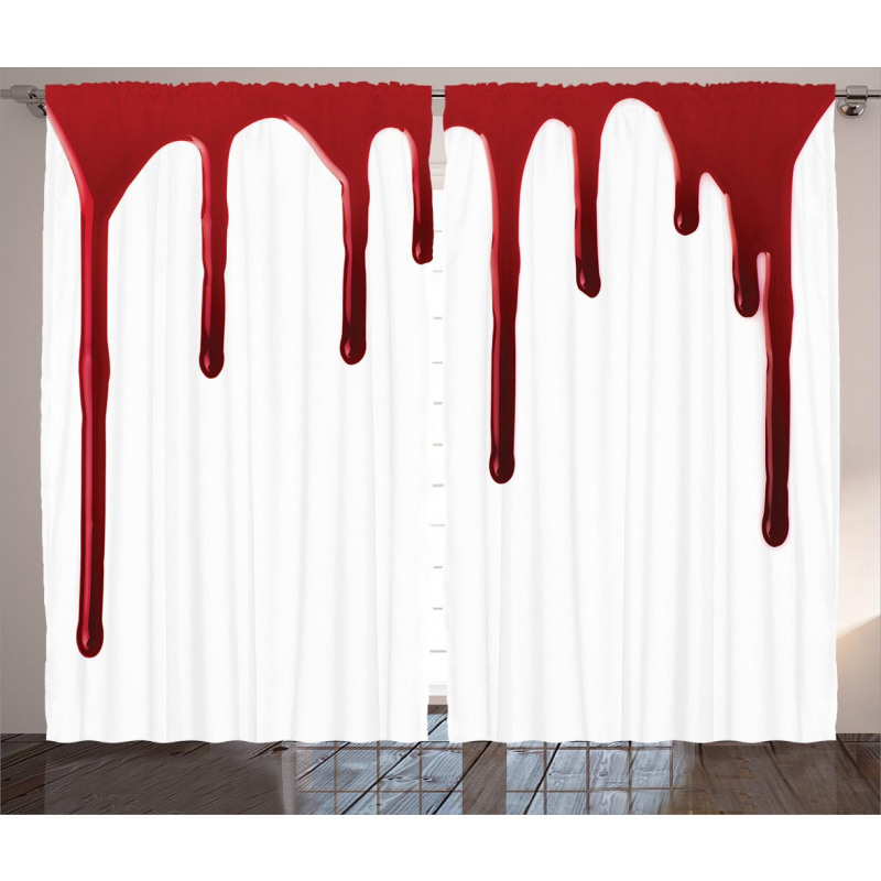 Halloween Zombie Crime Curtain
