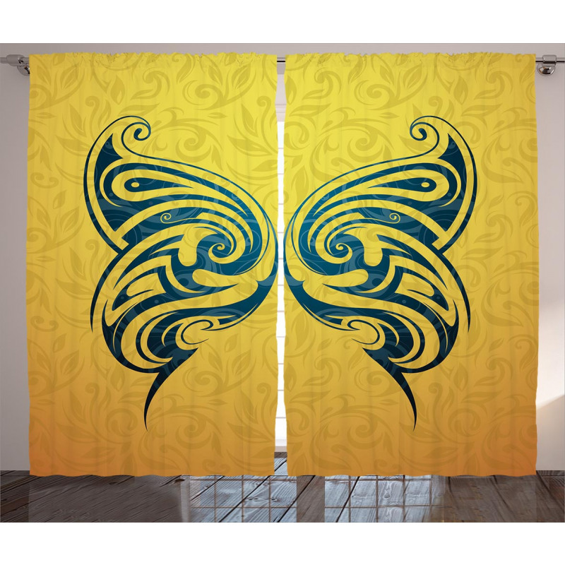 Tribe Design Butterfly Curtain