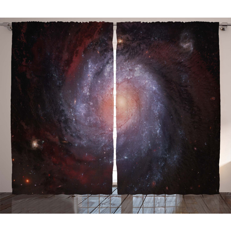 Stardust View in Space Curtain