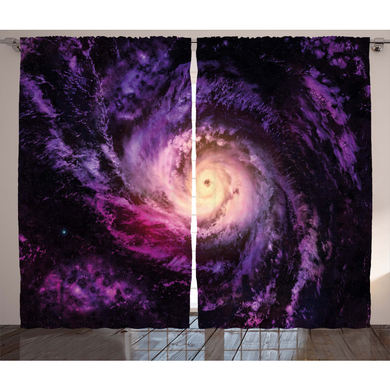 Cloudy Space Cosmos Curtain