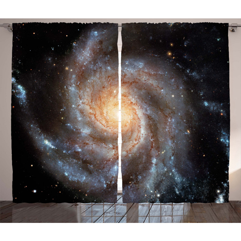 Star Disc in Huge Space Curtain