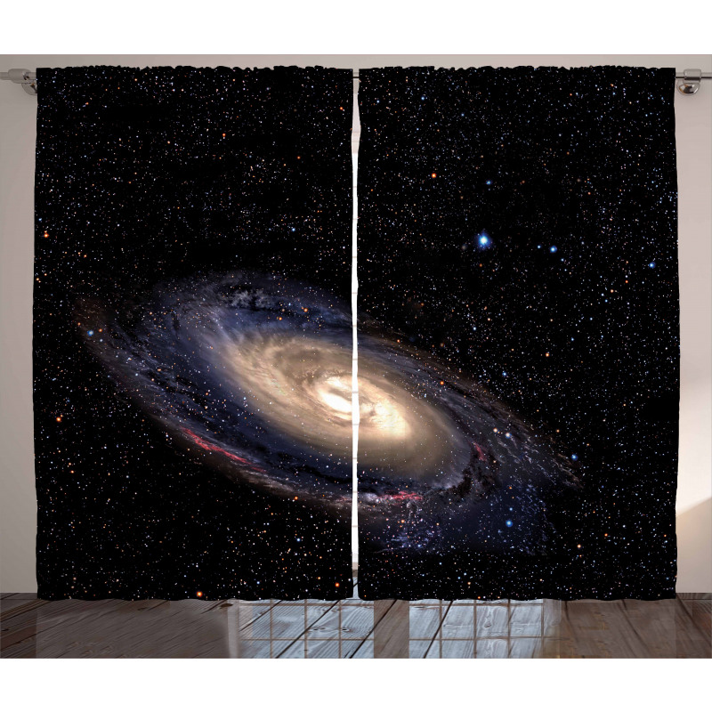 Spiral Space Universe Curtain