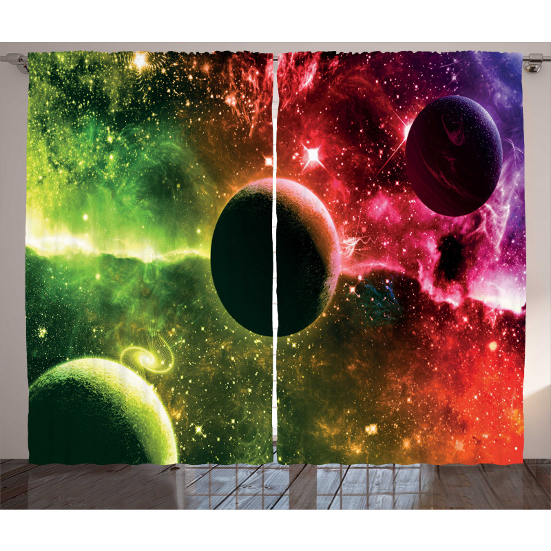 Cosmos Galaxy Nebula Curtain