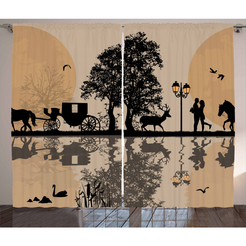 Cinderella Tale Carriage Curtain