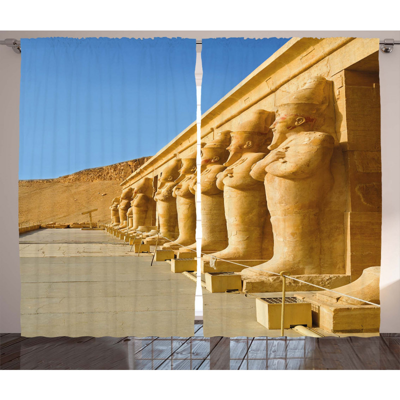 Hatshephut Building Photo Curtain
