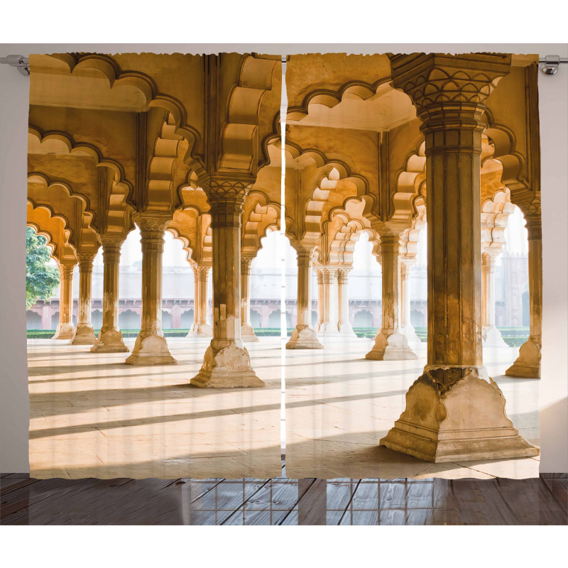 Agra Fort Pillar Curtain