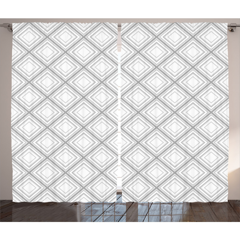 Minimalist Squares Curtain