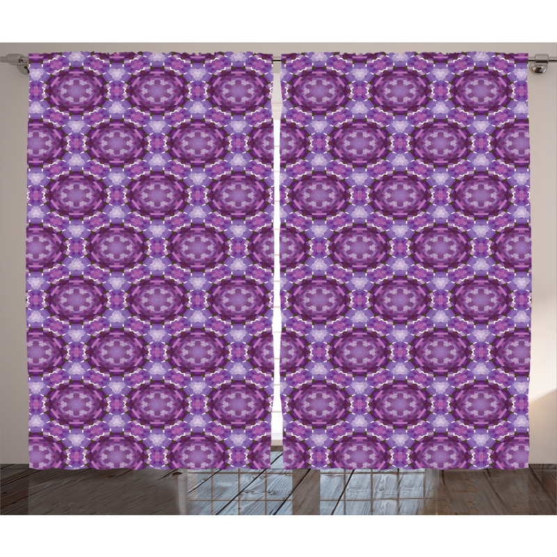 Fractal Primitive Mosaic Curtain