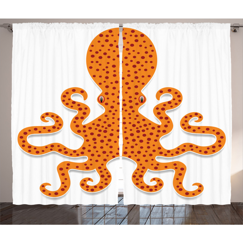 Octopus Marine Mosters Curtain