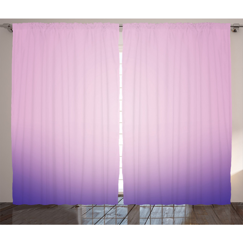 Pink and Purple Ombre Curtain