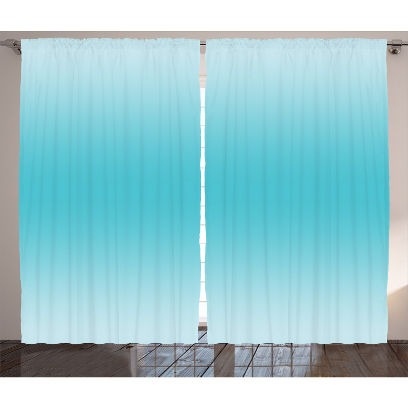 Tropical Aquatic Print Curtain