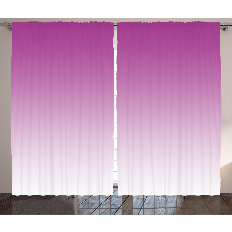 Romantic Modern Flowers Curtain