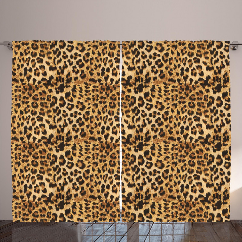 Leopard Print Curtain