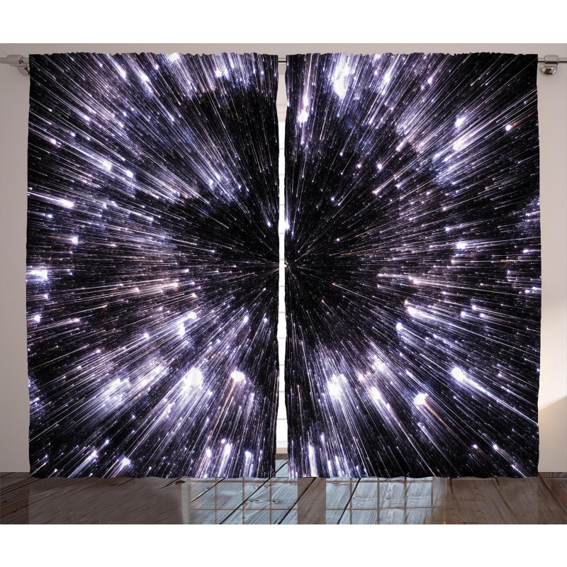 Universe Space Travel Curtain