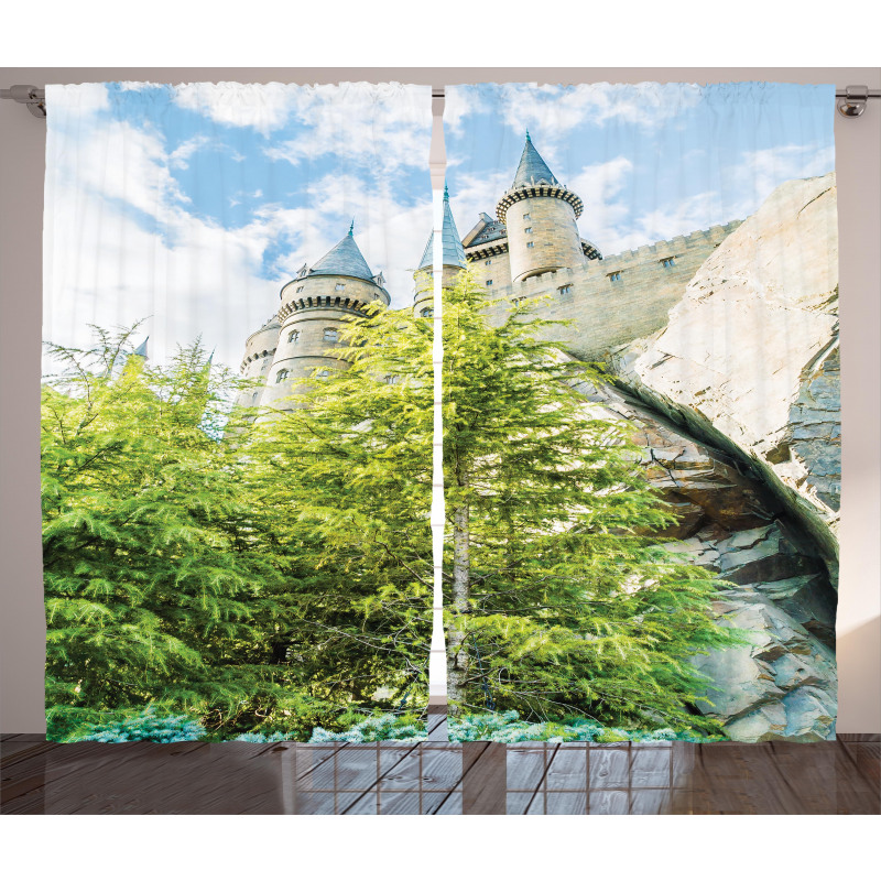 Witchcraft Castle Japan Curtain